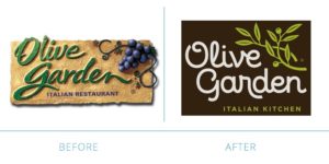 Olive Garden Before and After Redesign logo