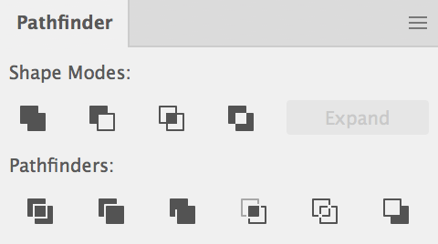 adobe illustrator pathfinder panel