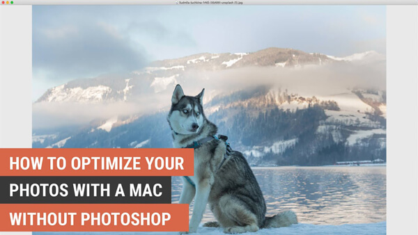 How to Optimize Your Photos with a Mac Without Photoshop