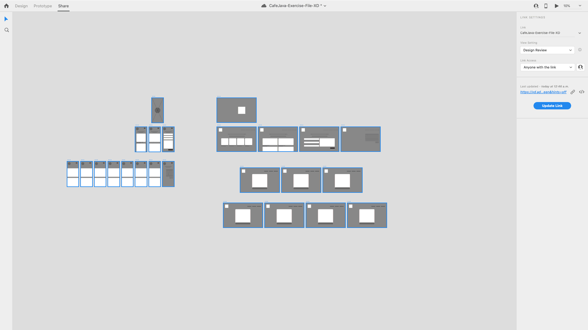 Adobe XD Wireframes to Mockups