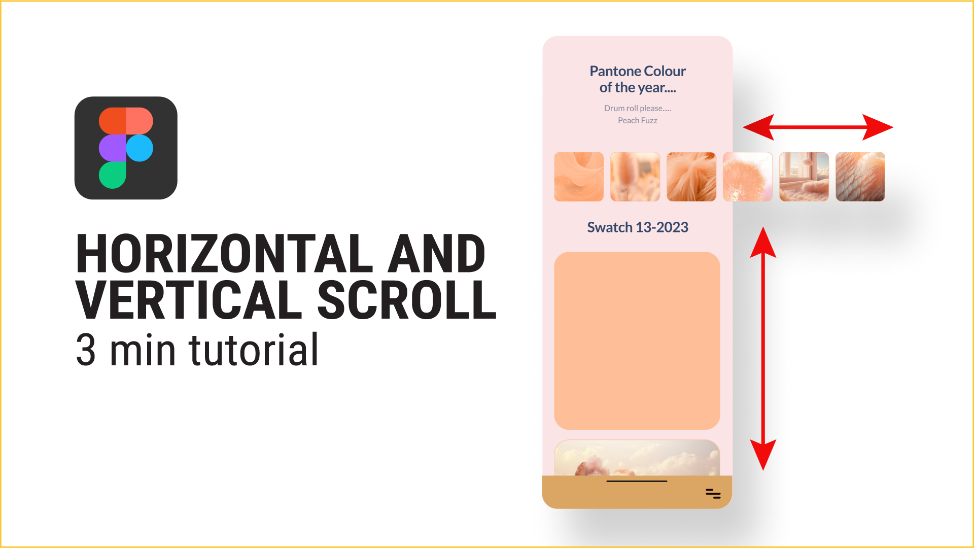 How to Horizontal and Vertical Scroll in Figma