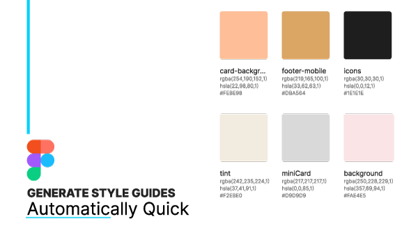 Create Style Guides Automatically Quickly in Figma